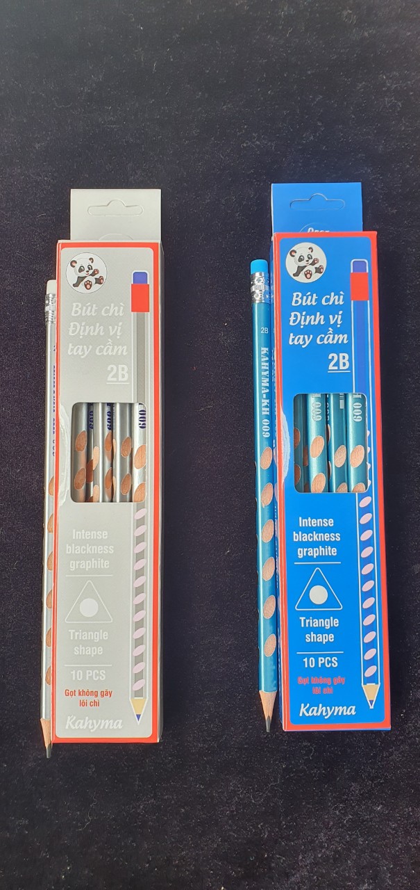Bút chì 2b có tẩy tam giác định vị tay cầm